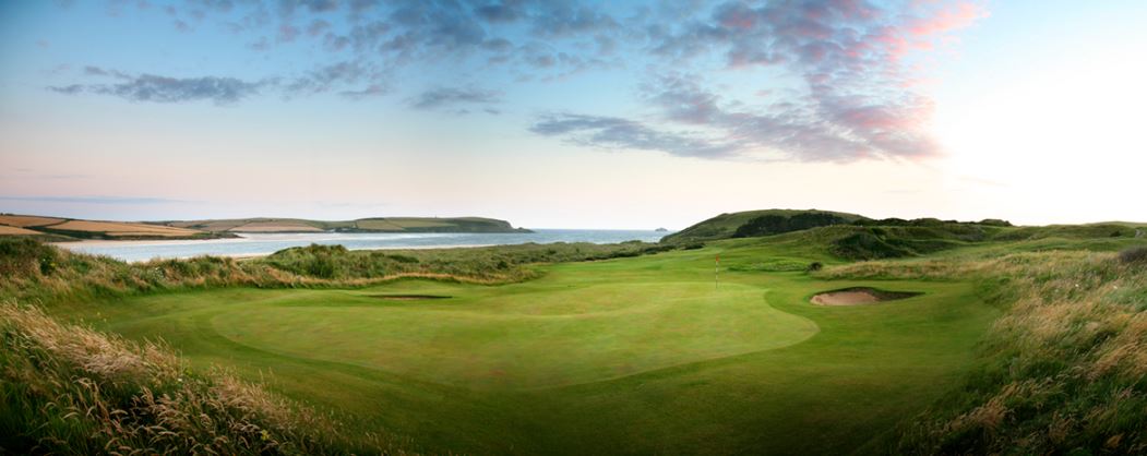 View of St Enodoc Golf Club links course